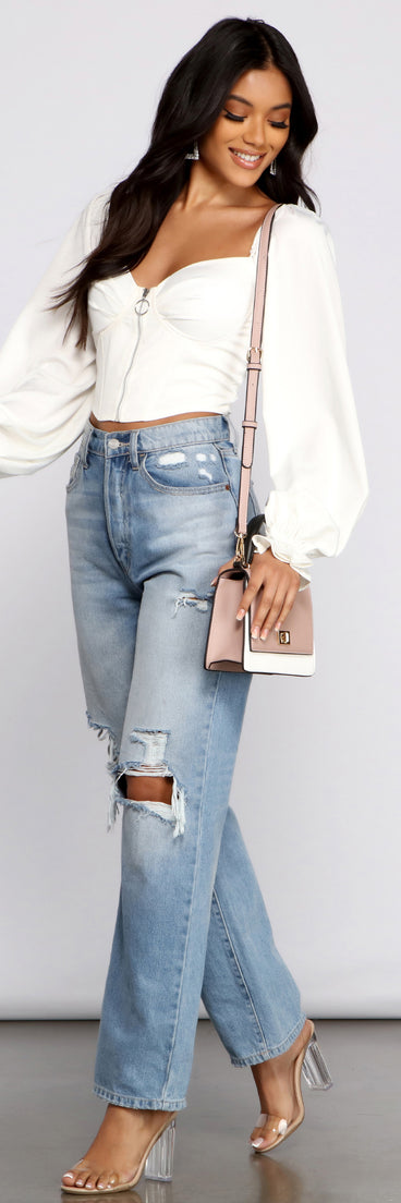 Pretty And Posh Top Handle Bag