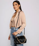 She's A Stunner Faux Leather Crossbody for 2022 festival outfits, festival dress, outfits for raves, concert outfits, and/or club outfits