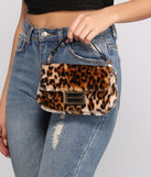 Fierce Fashionista Faux Fur Crossbody