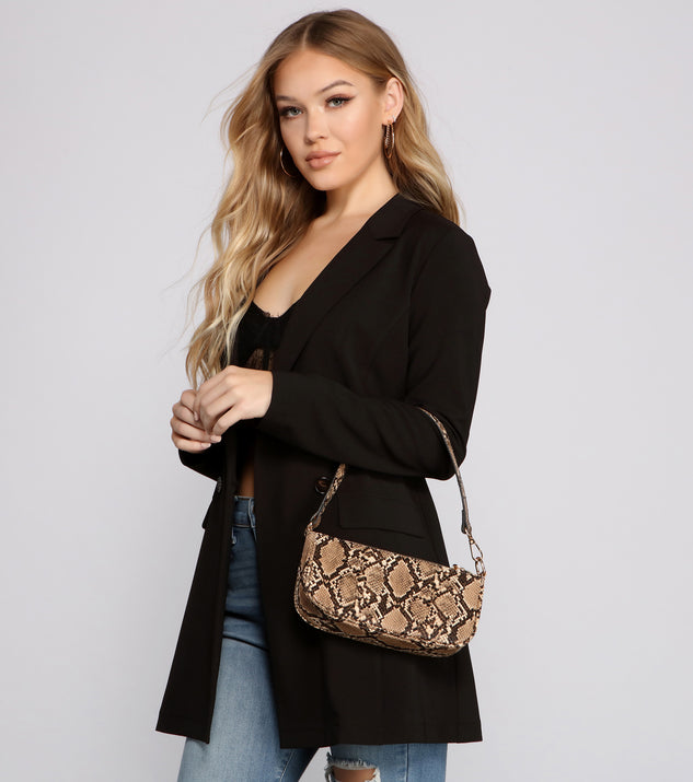 Sassy and Stylin' Snake Print Handbag for 2022 festival outfits, festival dress, outfits for raves, concert outfits, and/or club outfits