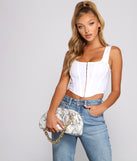 Fierce Vibes Snake Print Statement Clutch is a trendy pick to create 2023 festival outfits, festival dresses, outfits for concerts or raves, and complete your best party outfits!