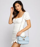 Chic Glamour Quilted Diamond Crossbody