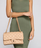 Luxe Vibes Quilted Crossbody Bag