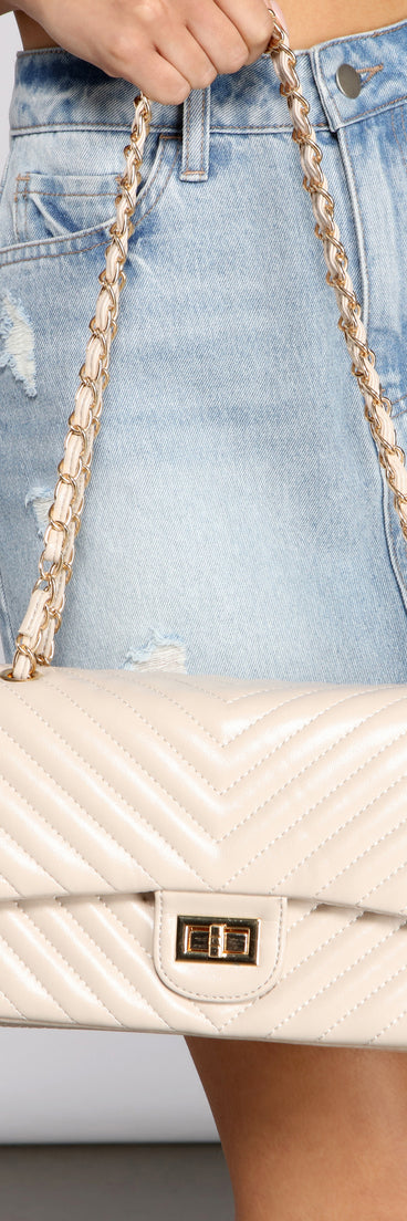 So Luxe Quilted Faux Leather Crossbody Bag for 2022 festival outfits, festival dress, outfits for raves, concert outfits, and/or club outfits