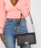She's A Trendy Babe Jelly Quilted Crossbody