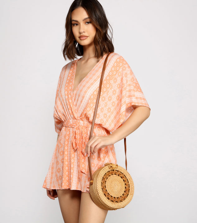 Bohemian Stunner Circular Straw Bag is a trendy pick to create 2023 festival outfits, festival dresses, outfits for concerts or raves, and complete your best party outfits!
