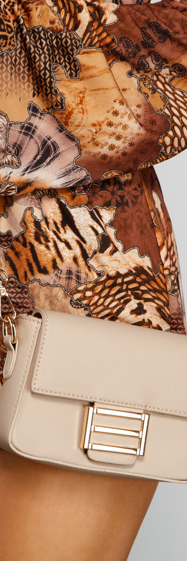 Smooth Talker Faux Leather Crossbody