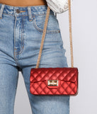 Luxe Details Quilted Diamond Jelly Crossbody is a trendy pick to create 2023 festival outfits, festival dresses, outfits for concerts or raves, and complete your best party outfits!