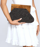 Glam Moment Geometric Clutch is a trendy pick to create 2023 festival outfits, festival dresses, outfits for concerts or raves, and complete your best party outfits!