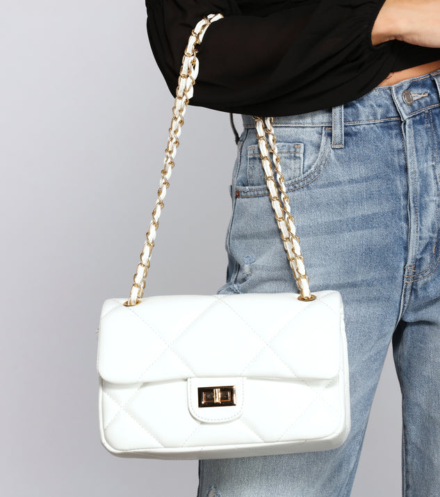 The Luxe Type Quilted Diamond Crossbody