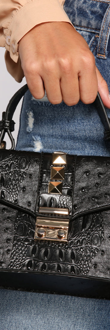 Fashionista Glam Studded Mini Purse