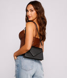 Smooth And Sleek Faux Leather Crossbody for 2022 festival outfits, festival dress, outfits for raves, concert outfits, and/or club outfits
