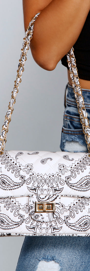 Keep It Casual Bandana Print Crossbody for 2022 festival outfits, festival dress, outfits for raves, concert outfits, and/or club outfits