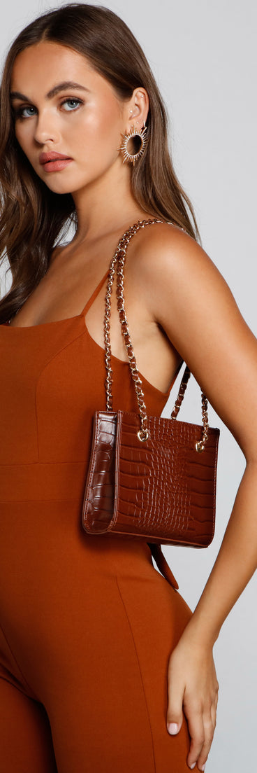 In A While Crocodile Mini Satchel