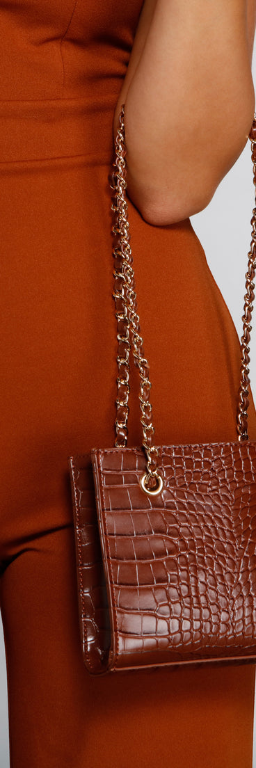 In A While Crocodile Mini Satchel