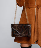 Major Trendsetter Snake Envelope Crossbody for 2022 festival outfits, festival dress, outfits for raves, concert outfits, and/or club outfits