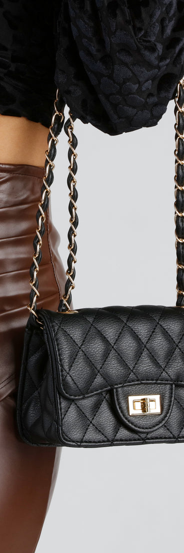 In The Bag Diamond Quilt Crossbody