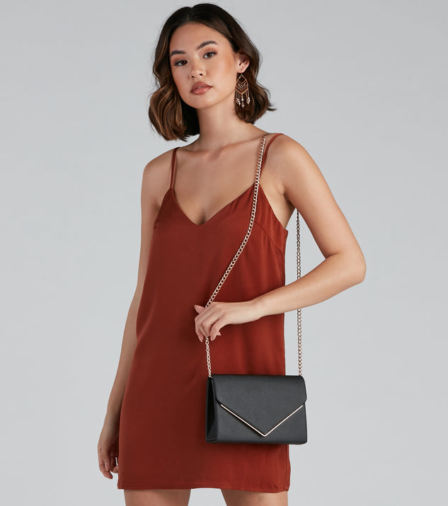 Class Act Saffiano Envelope Crossbody