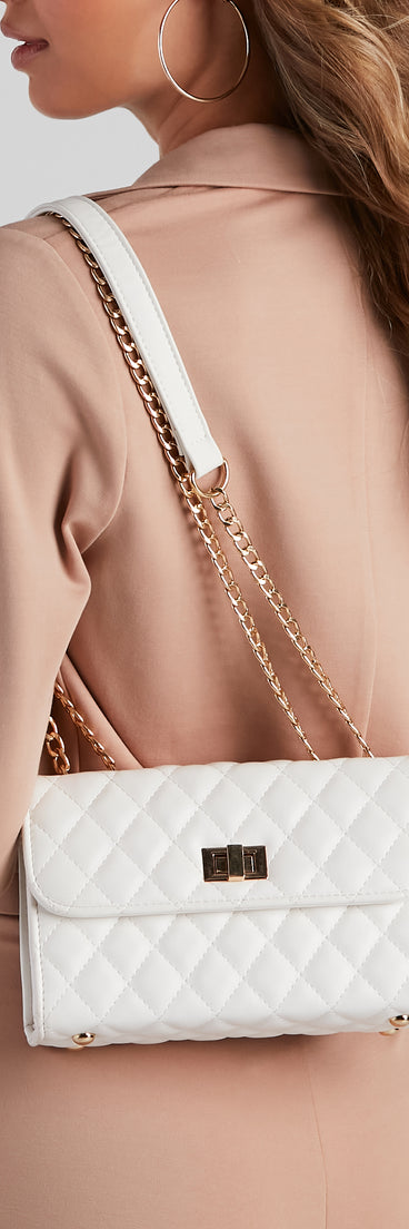 Going Places Quilted Crossbody Bag