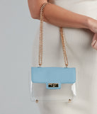 Clear Goals Saffiano Flap Crossbody for 2022 festival outfits, festival dress, outfits for raves, concert outfits, and/or club outfits