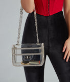 You Fancy Rhinestone Trim Crossbody