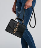 Endless Chic Faux Leather Crossbody