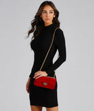 Luxe Vibes Velvet Crossbody Purse