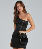 Heart Beat Faux Fur Ring Clutch