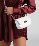 Style Staple Quilted Faux Leather Crossbody Bag