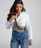 Rhine Vibes PU Fanny Pack is a trendy pick to create 2023 festival outfits, festival dresses, outfits for concerts or raves, and complete your best party outfits!