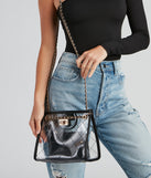 Chic Trendsetter Clear Handbag