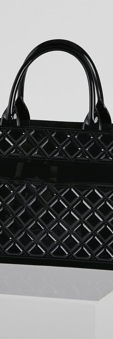 Elevated Chic Quilted Tote Bag