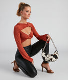 Rodeo Drive Cow Print Shoulder Bag is a trendy pick to create 2023 festival outfits, festival dresses, outfits for concerts or raves, and complete your best party outfits!
