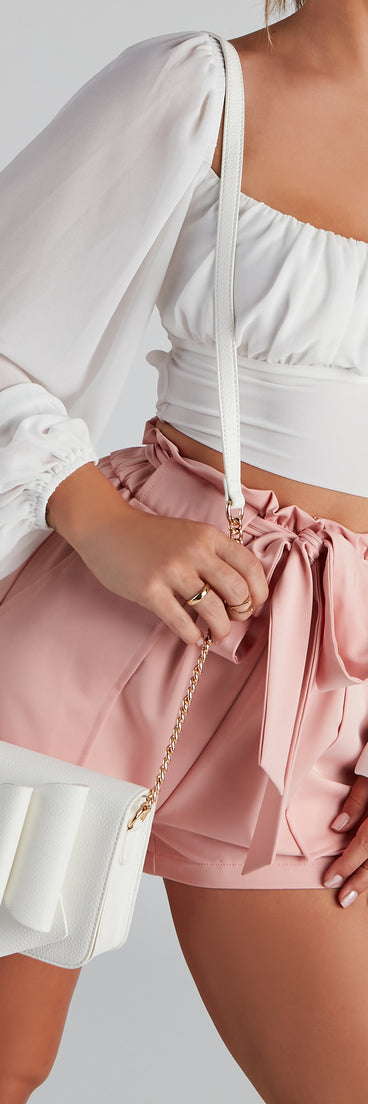 Classy Chick Bow Crossbody Bag