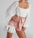 Classy Chick Bow Crossbody Bag