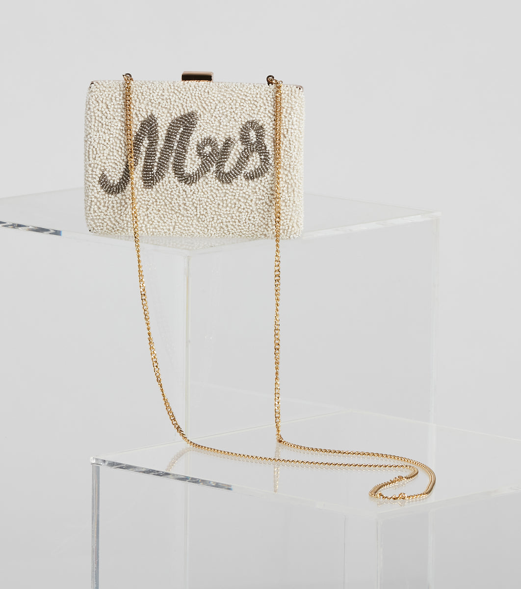 Mrs beaded clutch cheap