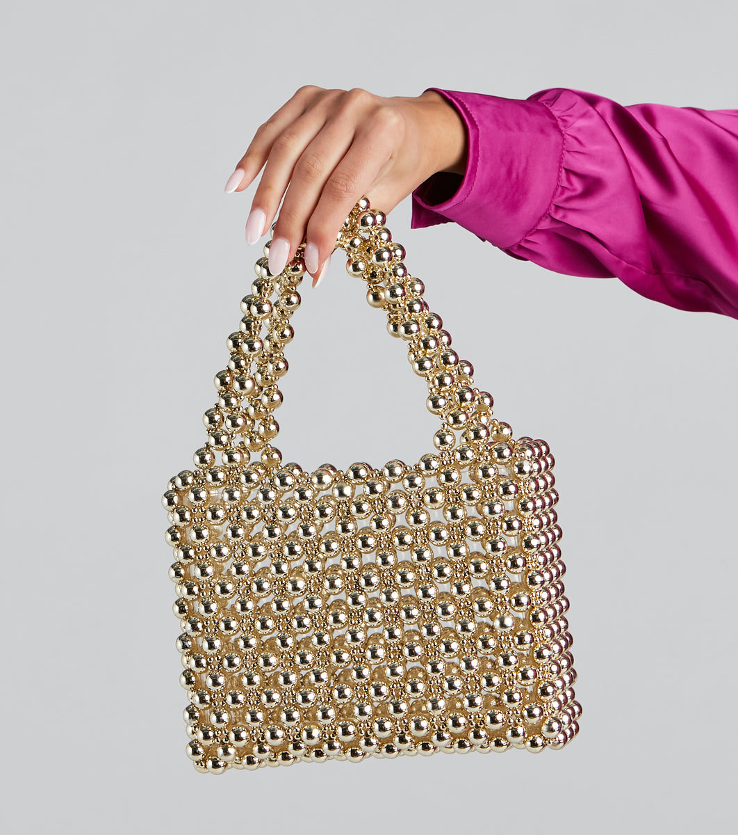 Gorgeous Glitz Beaded Handbag