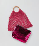Stay Glam Crochet Handbag is a trendy pick to create 2023 festival outfits, festival dresses, outfits for concerts or raves, and complete your best party outfits!
