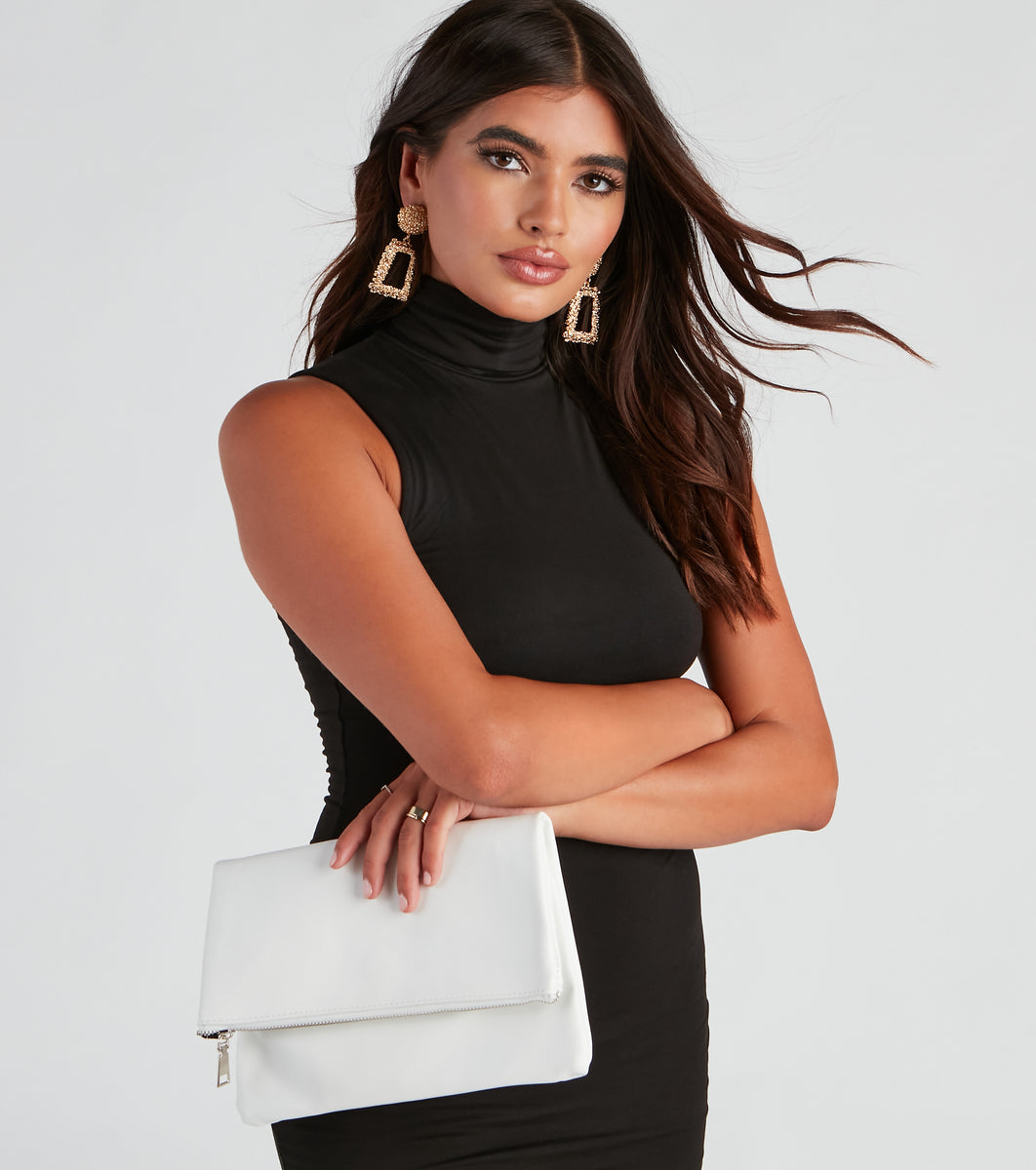 Contemporary Chic Pouch Clutch