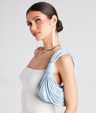 So Trendy Knotted Detail Shoulder Bag
