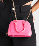 Pretty And Glam Jelly Satchel Bag