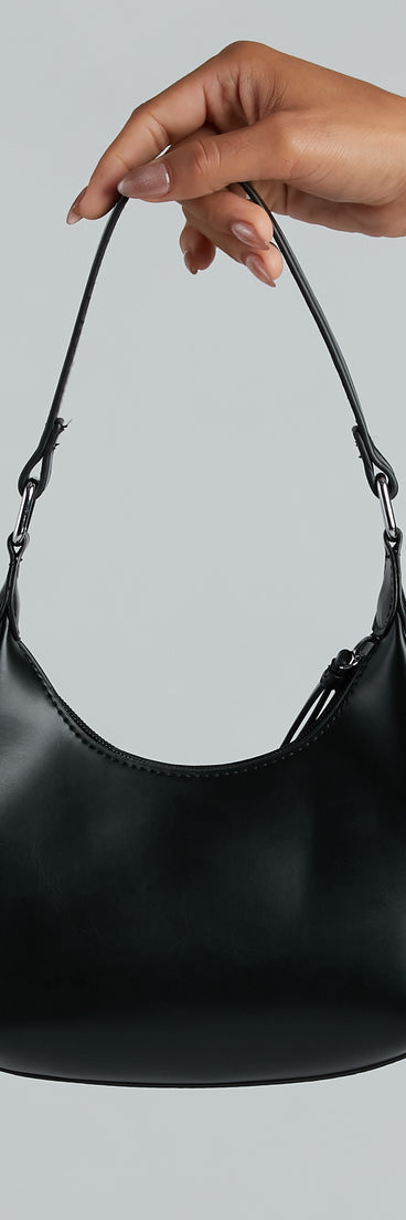 Always A Favorite Faux Leather Shoulder Bag