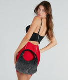 Luxe Embellished Rhinestone Handbag