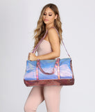 Magically Iridescent Duffle Bag