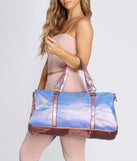 Magically Iridescent Duffle Bag