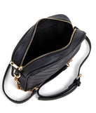 Faux Leather Chevron Crossbody for 2022 festival outfits, festival dress, outfits for raves, concert outfits, and/or club outfits