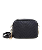 Faux Leather Chevron Crossbody for 2022 festival outfits, festival dress, outfits for raves, concert outfits, and/or club outfits