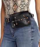 You's A Stud Fanny Pack Belt is a trendy pick to create 2023 festival outfits, festival dresses, outfits for concerts or raves, and complete your best party outfits!