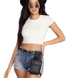 Trendy Belted Fanny Pack is a trendy pick to create 2023 festival outfits, festival dresses, outfits for concerts or raves, and complete your best party outfits!