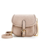Mini Buckle Detail Saddle Bag